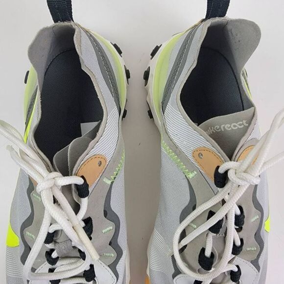 Nike Men's React Element 55 Spruce Aura Volt Athletic Sneakers Shoes Gray Size 8 - Picture 5 of 8